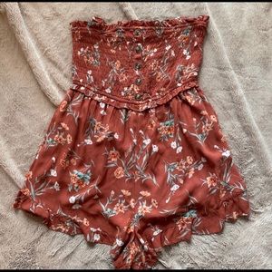 American eagle strapless romper